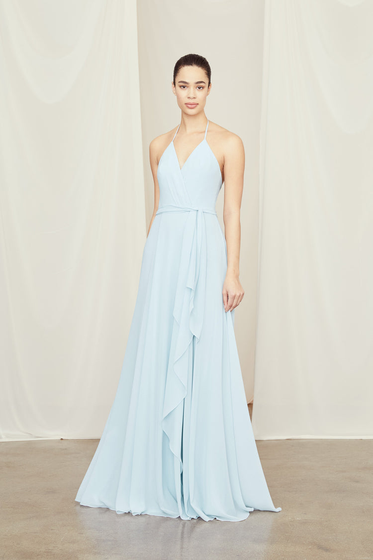 Carmelle, dress from Collection Amsale, Fabric: flat-chiffon