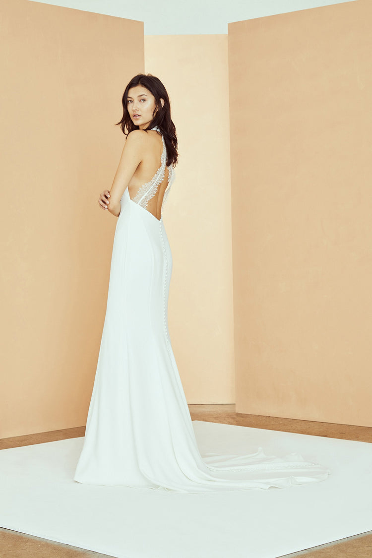 Shawn, dress from Collection Amsale