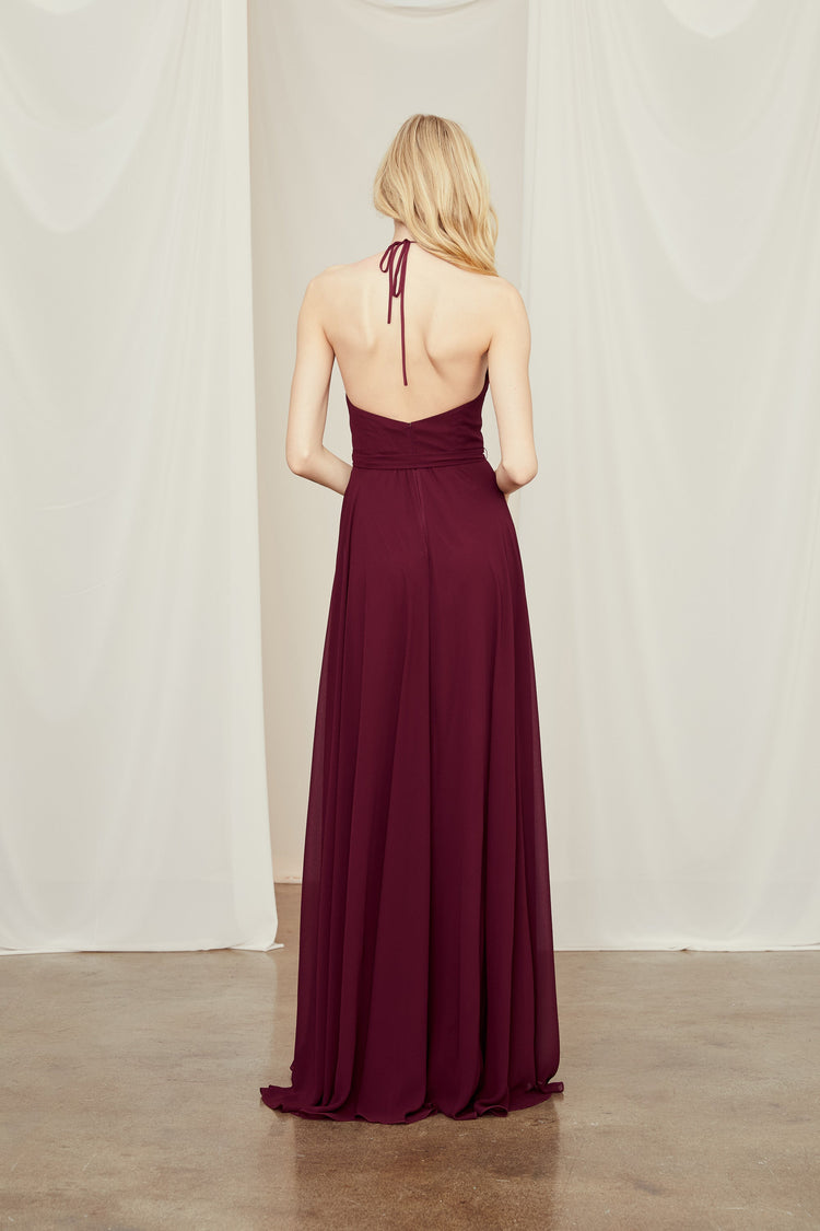 Daryn, dress from Collection Amsale, Fabric: flat-chiffon