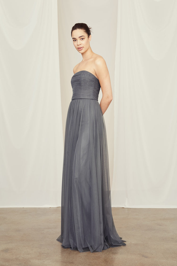 Ashby, dress from Collection Amsale, Fabric: tulle