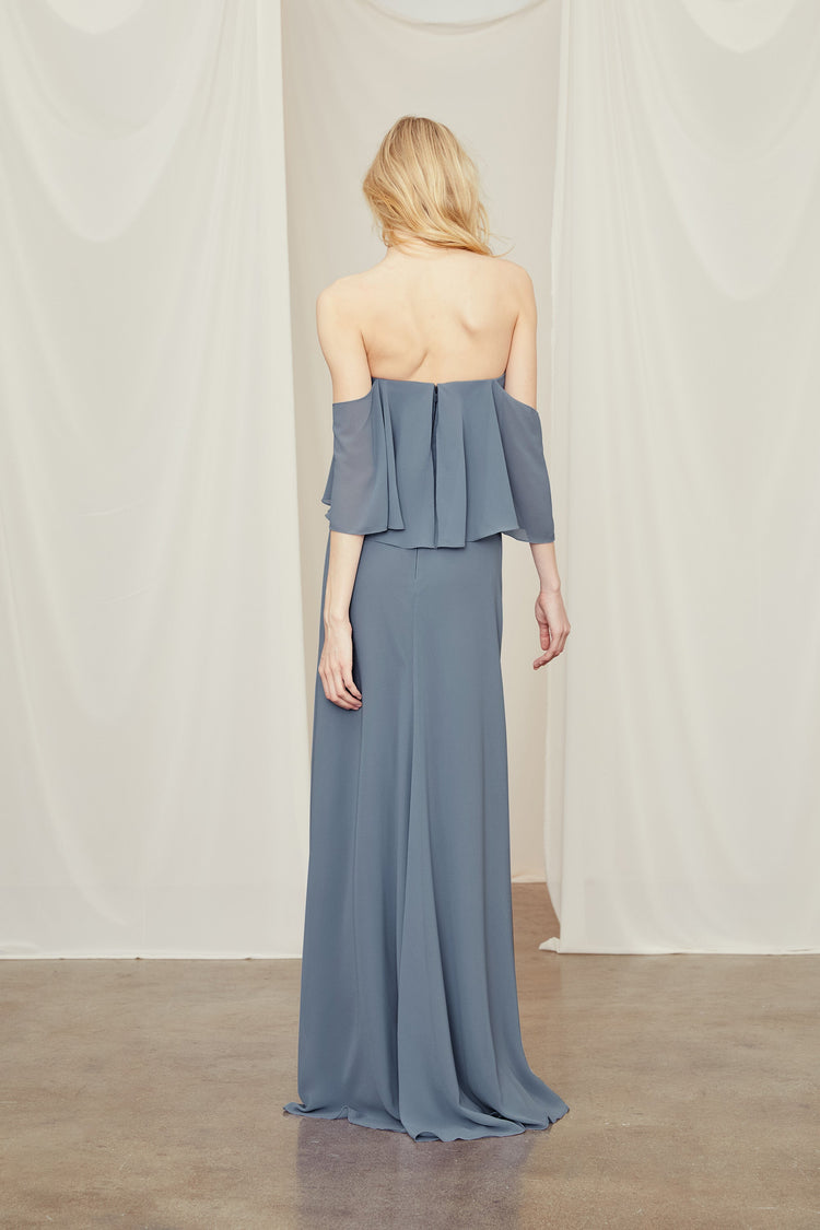Willow, dress from Collection Amsale, Fabric: flat-chiffon