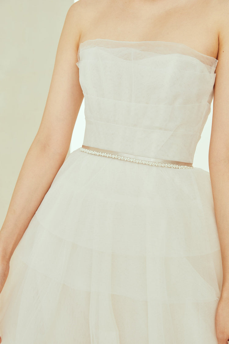 Bella, dress from Collection Amsale, Fabric: tulle