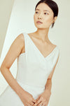 Cambridge, dress from Collection Amsale, Fabric: faille