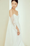 Angeline, dress from Collection Amsale, Fabric: faille