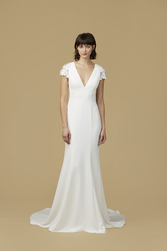 Amanda, $2,495, dress from Collection Amsale