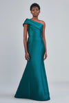 P402M - One Shoulder Fold Over Gown, dress from Collection Amsale