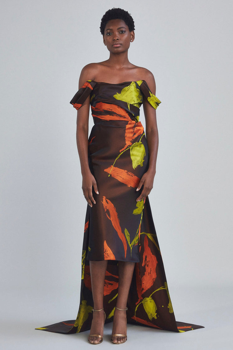 P408J - Tulip Jacquard Gown, dress from Collection Amsale