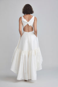 LW188 - Taffeta High-Low Hem Dress