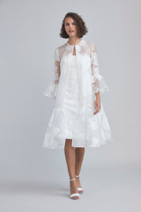 LW197 - Rose Fil-Coupe Coat