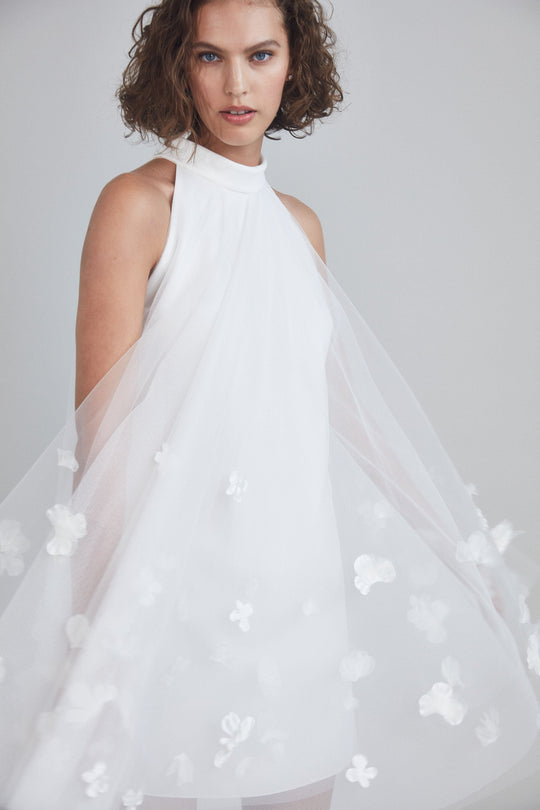 LW200 - Petal Trapeze Dress, $550, dress from Collection Amsale