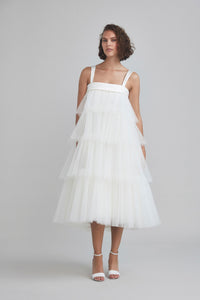 LW203 -  Tulle Trapeze Dress