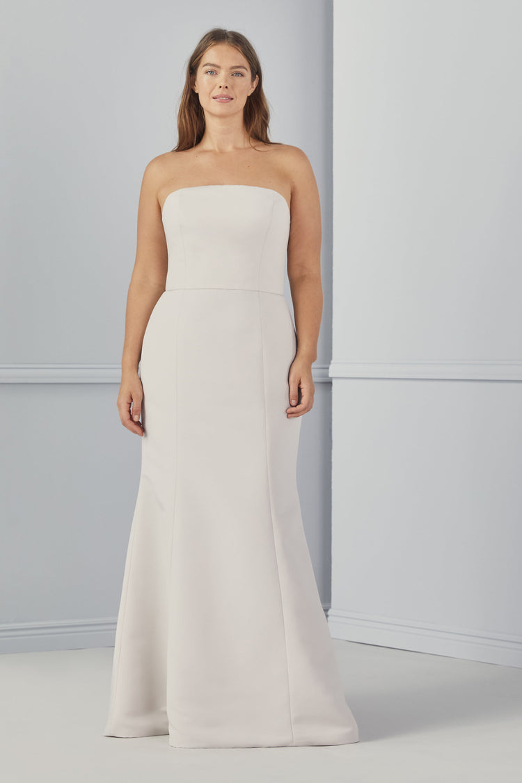 Agnes, dress from Collection Amsale, Fabric: faille