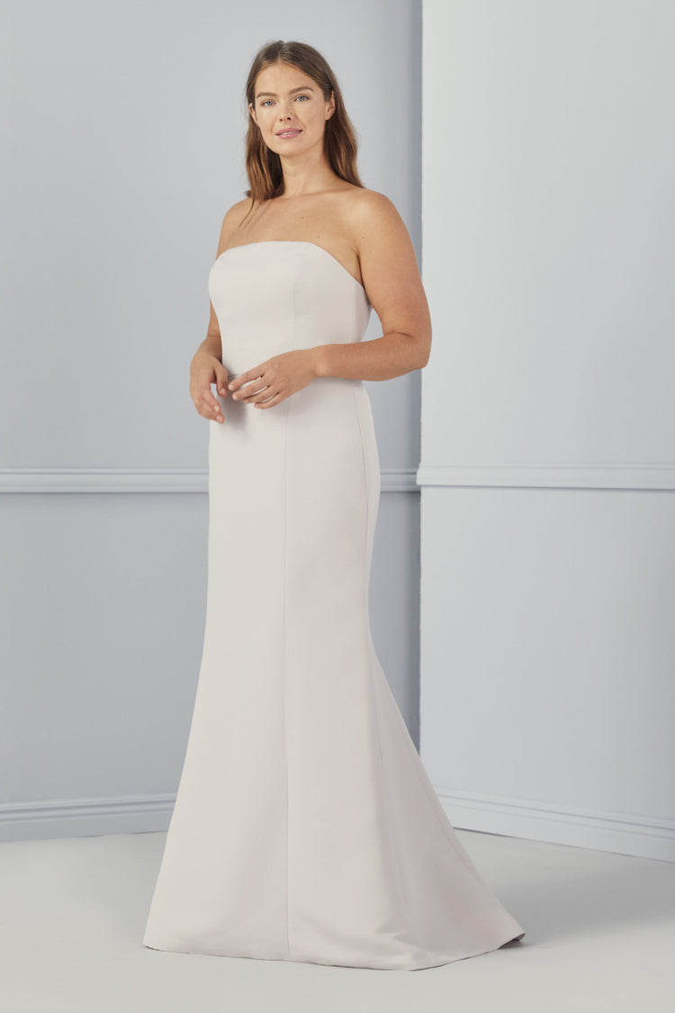 Agnes, dress from Collection Amsale, Fabric: faille