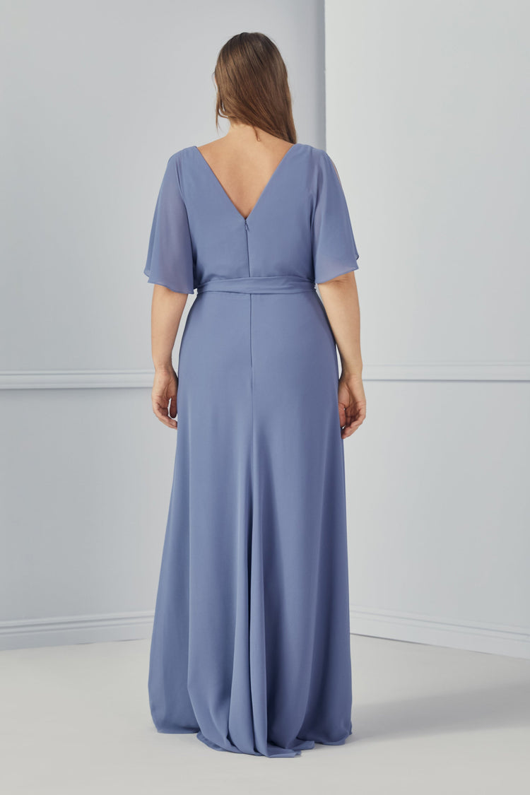 Ava, dress from Collection Amsale, Fabric: flat-chiffon