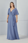 Ava, dress from Collection Amsale, Fabric: flat-chiffon