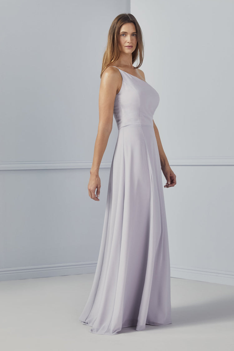 Chiara, dress from Collection Amsale, Fabric: flat-chiffon