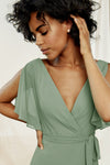Ava, dress from Collection Amsale, Fabric: flat-chiffon