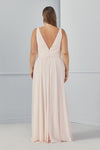 Justine, dress from Collection Amsale, Fabric: flat-chiffon