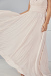 Justine, dress from Collection Amsale, Fabric: flat-chiffon