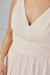 Justine, dress from Collection Amsale, Fabric: flat-chiffon