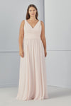 Justine, dress from Collection Amsale, Fabric: flat-chiffon