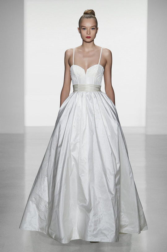 Cameron, $4,015, dress from Collection Amsale