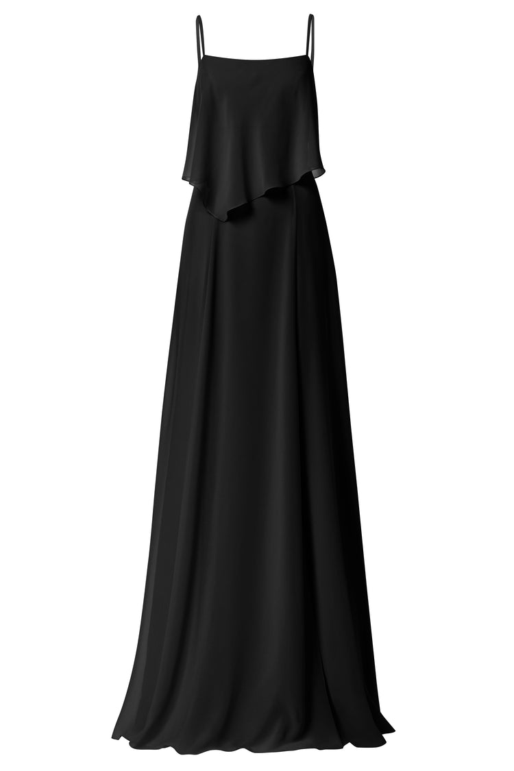 Aries, dress from Collection Amsale, Fabric: flat-chiffon