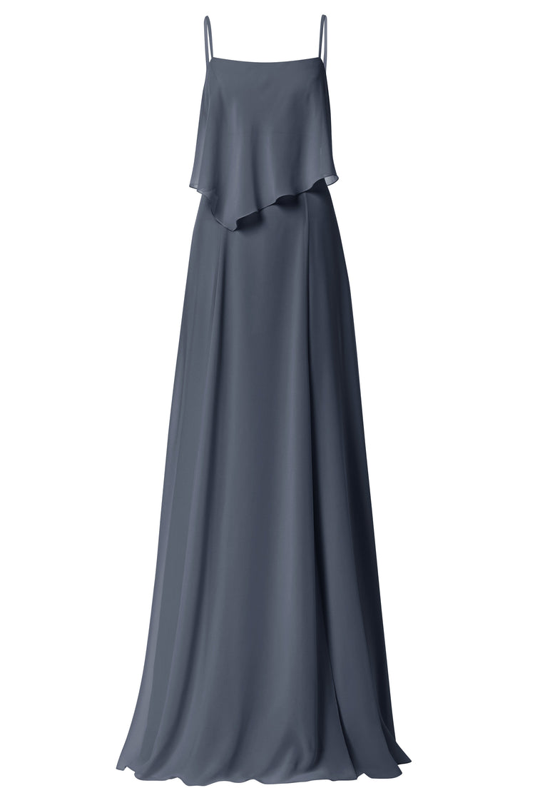 Aries, dress from Collection Amsale, Fabric: flat-chiffon