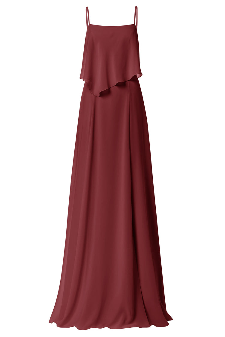 Aries, dress from Collection Amsale, Fabric: flat-chiffon