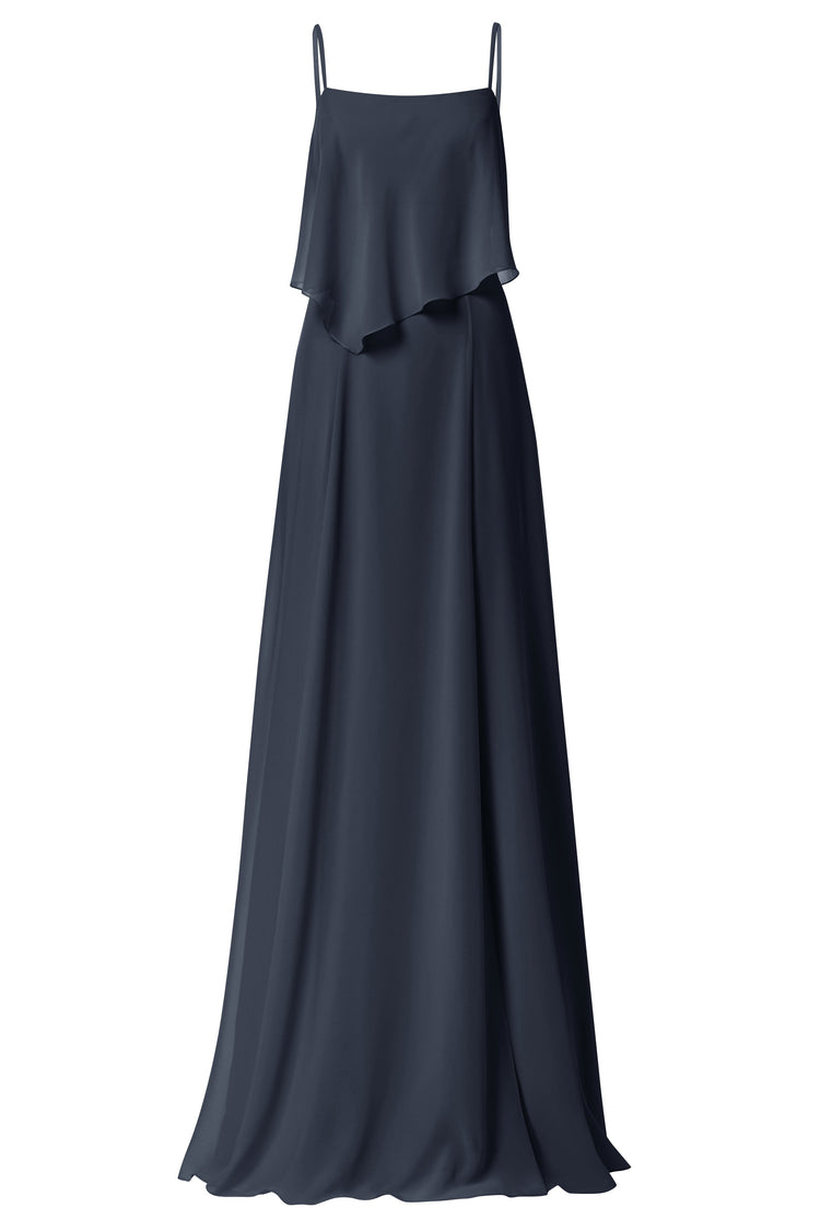 Aries, dress from Collection Amsale, Fabric: flat-chiffon