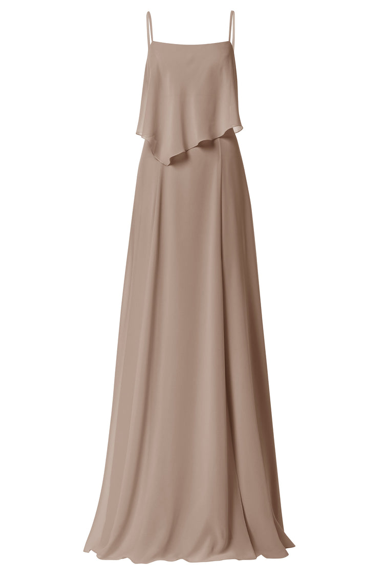 Aries, dress from Collection Amsale, Fabric: flat-chiffon