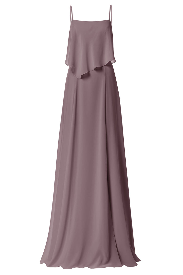 Aries, dress from Collection Amsale, Fabric: flat-chiffon