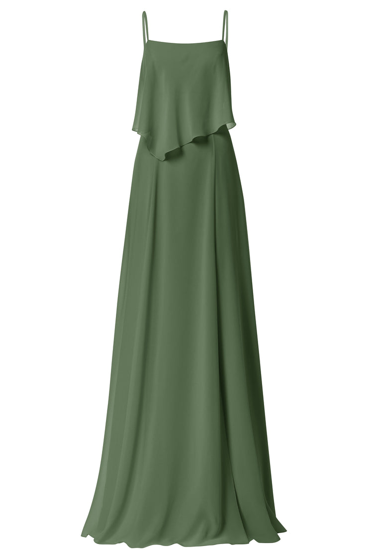 Aries, dress from Collection Amsale, Fabric: flat-chiffon