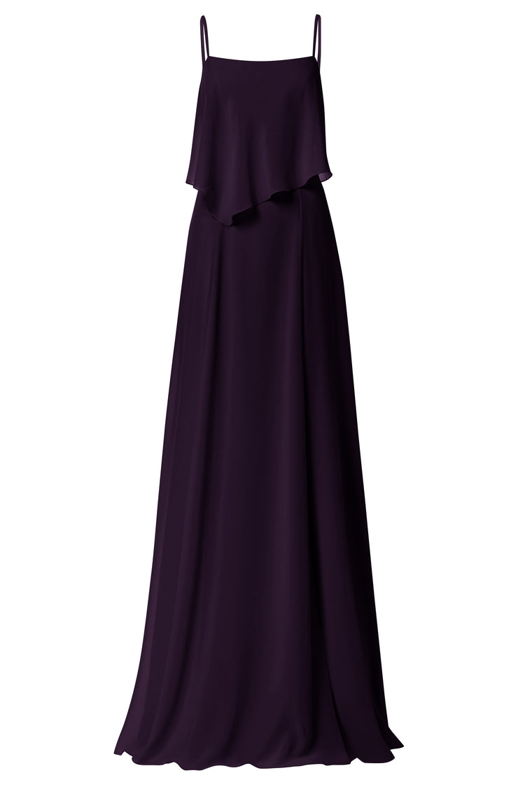 Aries, dress from Collection Amsale, Fabric: flat-chiffon