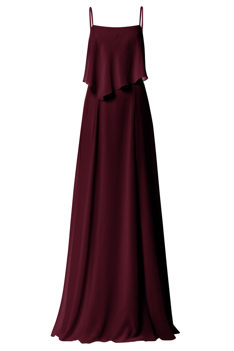 Aries, dress from Collection Amsale, Fabric: flat-chiffon