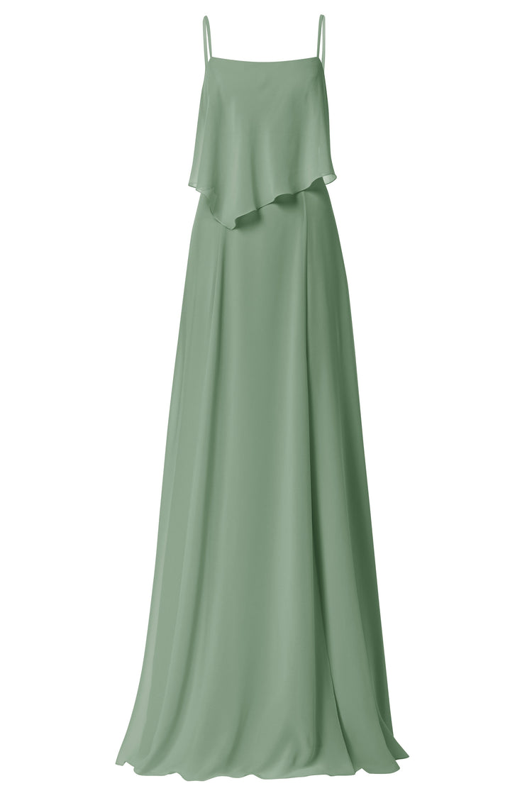 Aries, dress from Collection Amsale, Fabric: flat-chiffon