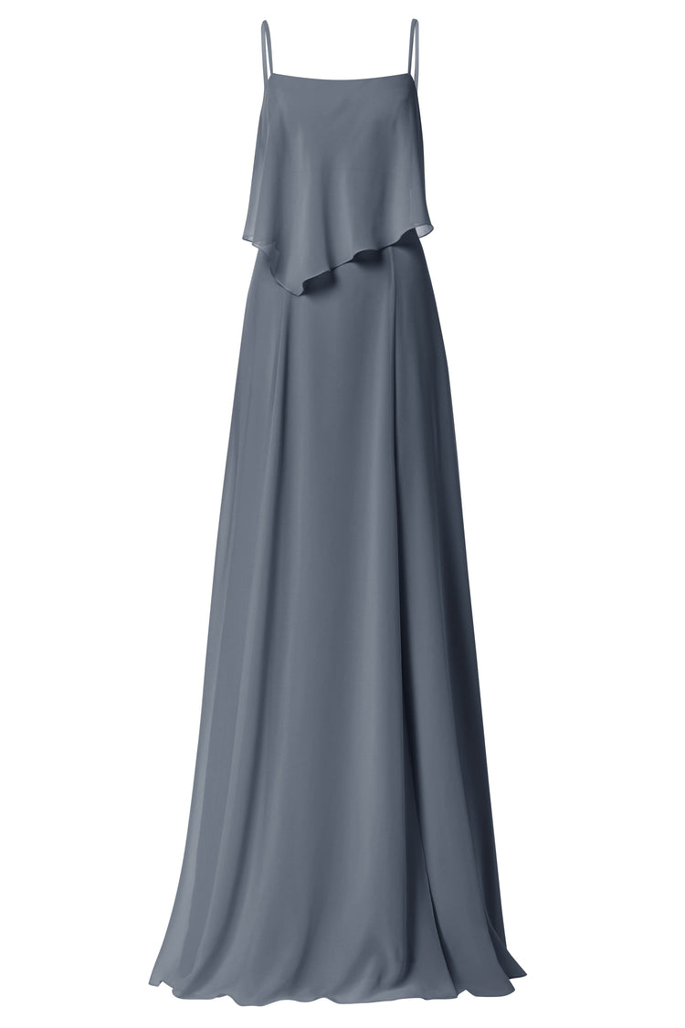 Aries, dress from Collection Amsale, Fabric: flat-chiffon