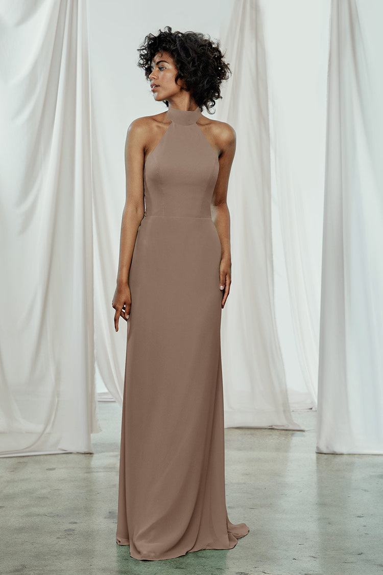 Sophia, dress from Collection Amsale, Fabric: flat-chiffon
