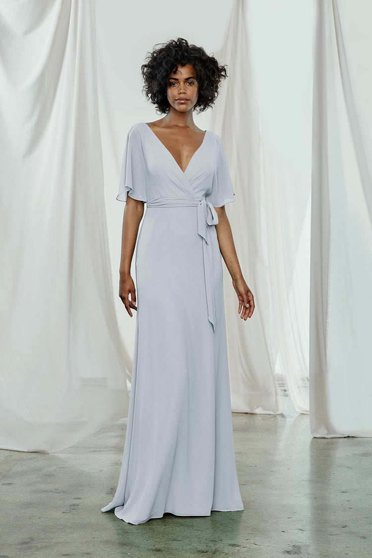 Ava, dress from Collection Amsale, Fabric: flat-chiffon