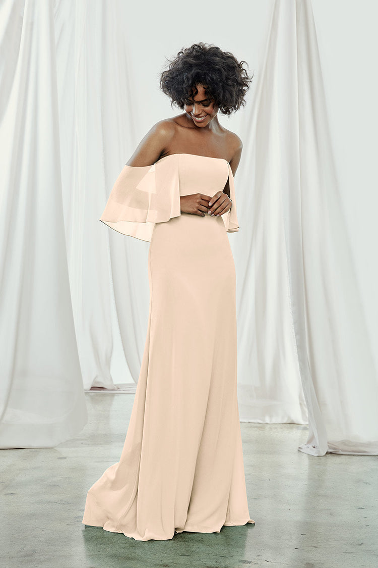 Willow, dress from Collection Amsale, Fabric: flat-chiffon