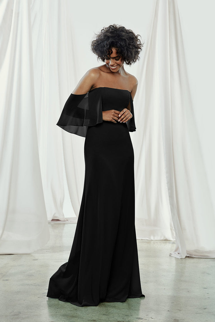 Willow, dress from Collection Amsale, Fabric: flat-chiffon