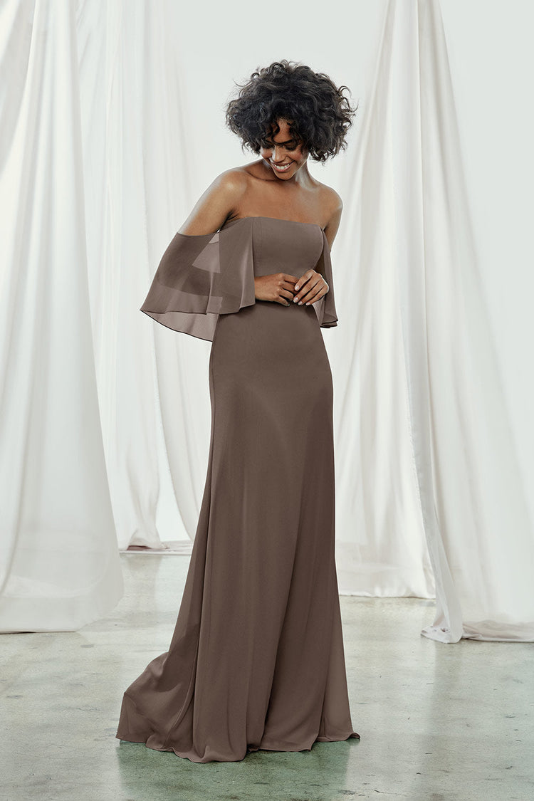 Willow, dress from Collection Amsale, Fabric: flat-chiffon
