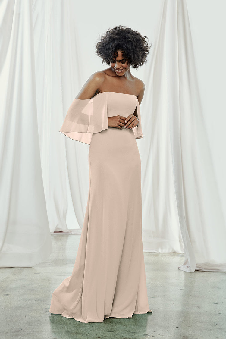 Willow, dress from Collection Amsale, Fabric: flat-chiffon