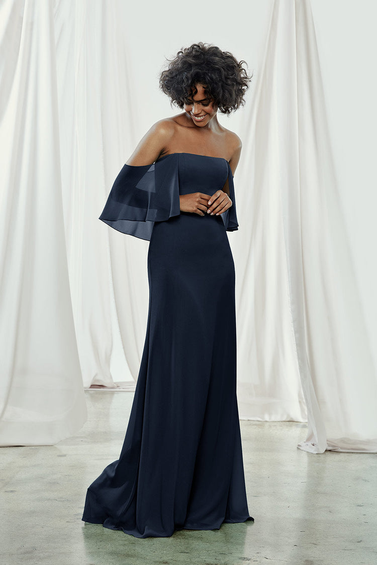 Willow, dress from Collection Amsale, Fabric: flat-chiffon