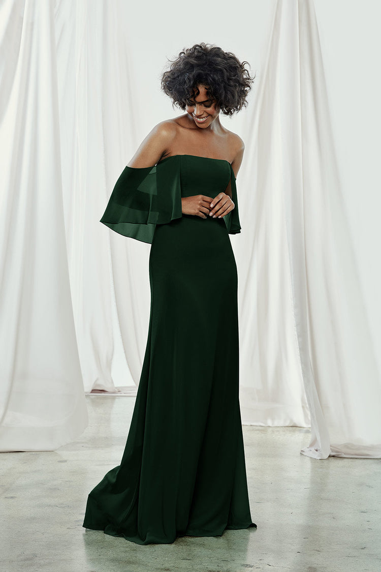 Willow, dress from Collection Amsale, Fabric: flat-chiffon