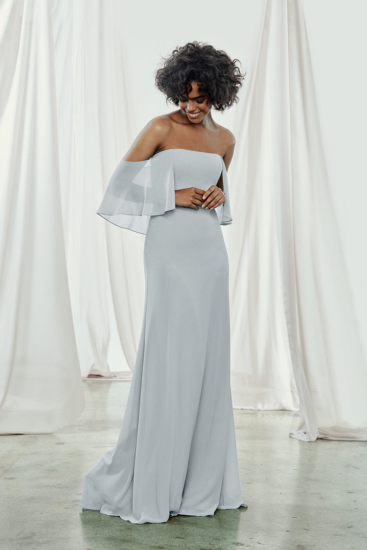 Willow, dress from Collection Amsale, Fabric: flat-chiffon