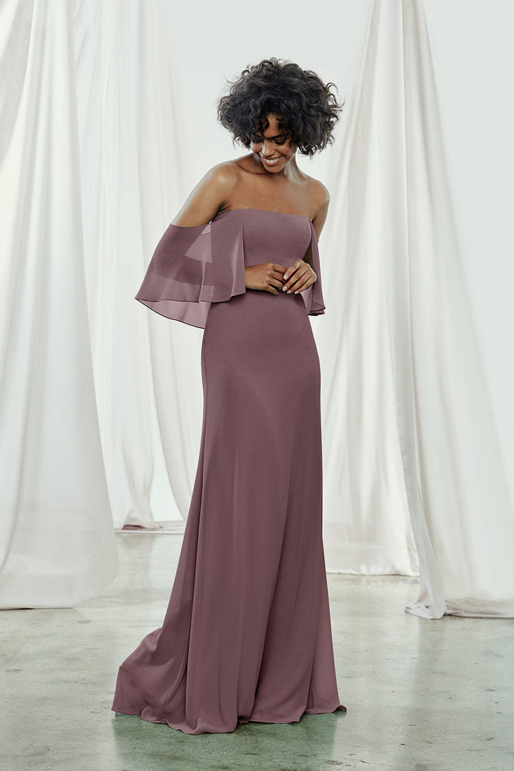 Willow, dress from Collection Amsale, Fabric: flat-chiffon