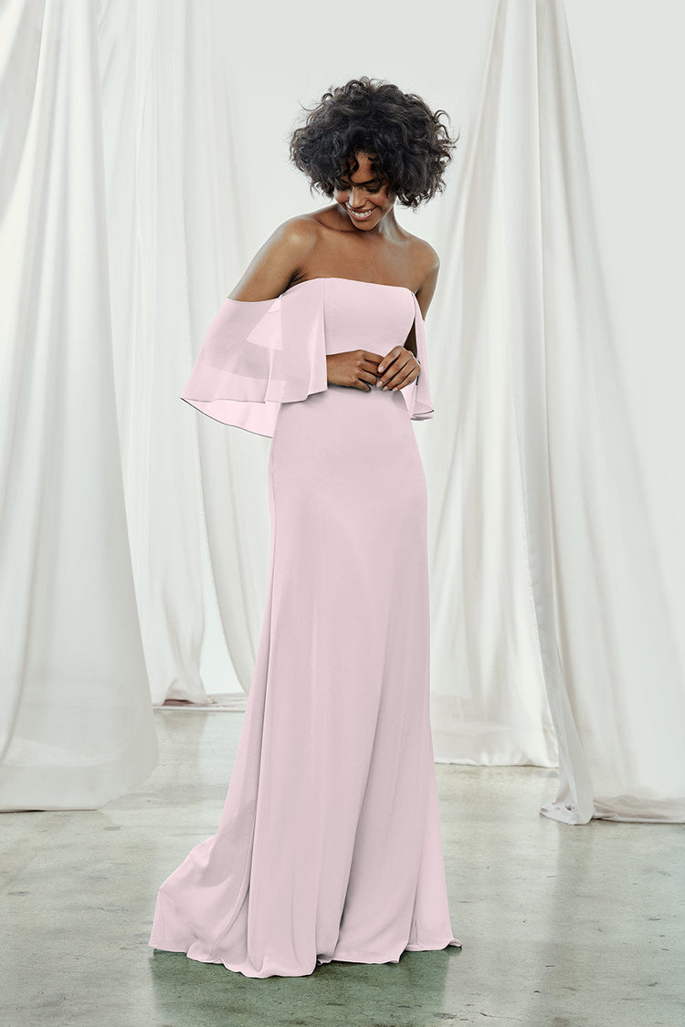 Willow, dress from Collection Amsale, Fabric: flat-chiffon