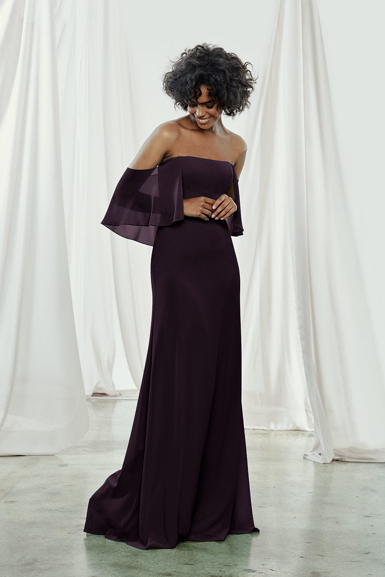 Willow, dress from Collection Amsale, Fabric: flat-chiffon