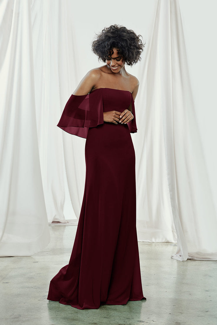 Willow, dress from Collection Amsale, Fabric: flat-chiffon